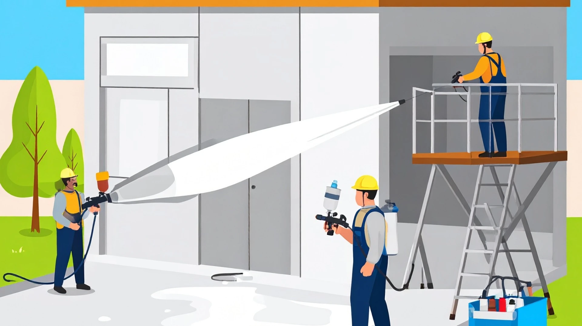 spray plastering - what is it? what is spray plastering