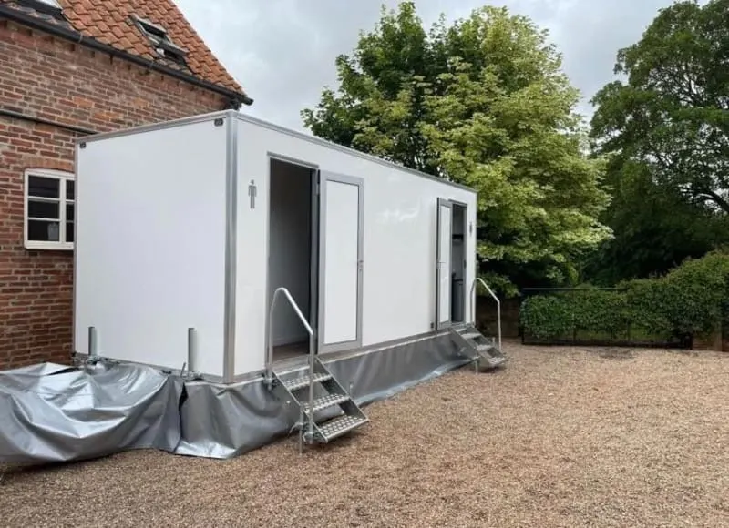 bespoke luxury festival toilet hire