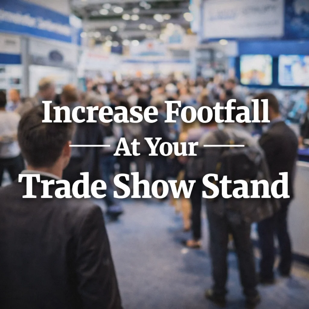 how to increase trade show stand footfall