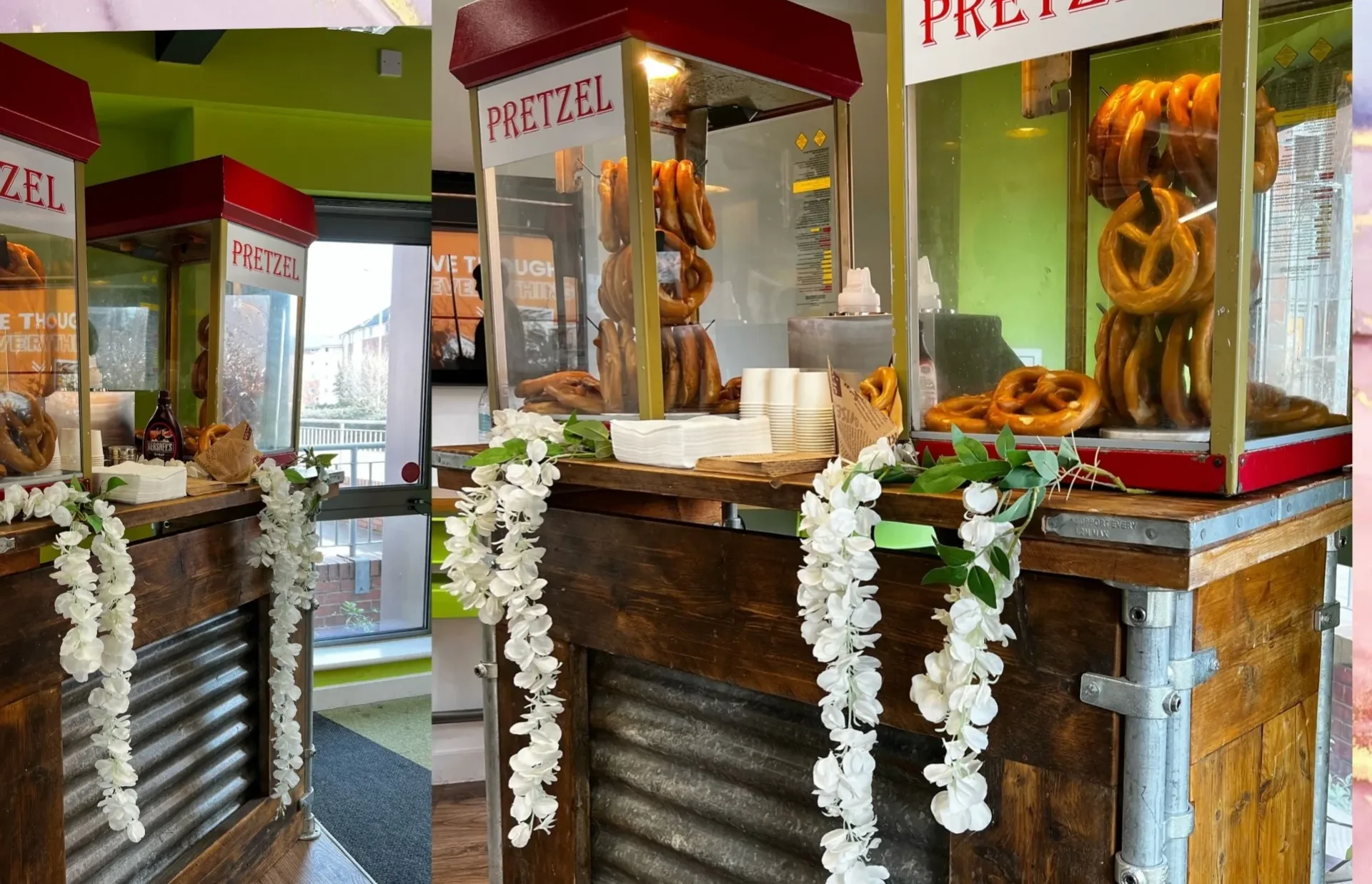 Pretzels Dispenser And Warmer Hire Birmingham Solihull