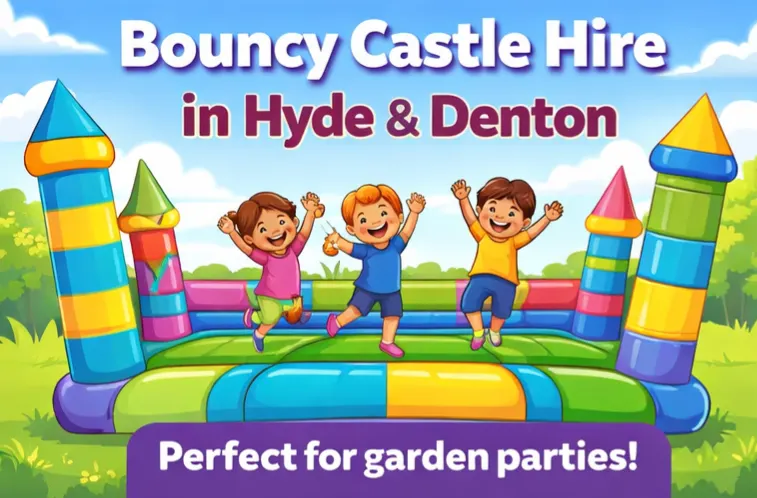 Planning A Garden Party With Bouncy Castle Hire In Hyde And Denton