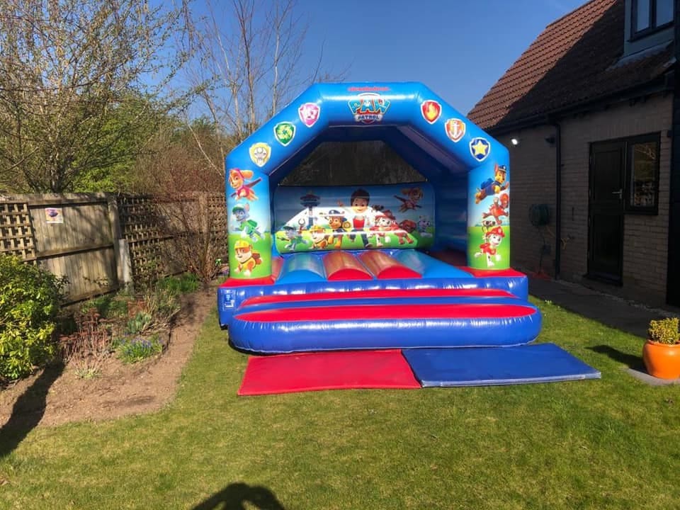 Linton paw patrol bouncy castle hire 