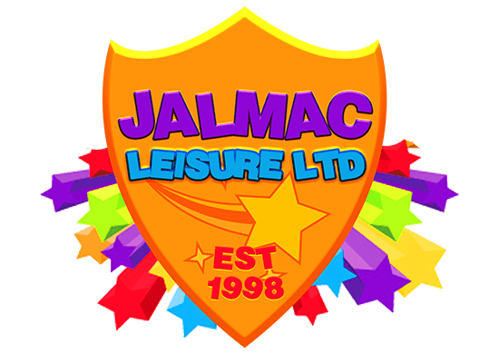 Logo Jalmac, Bouncy Castle Hire Tameside, Manchester - Jalmac Leisure  Jalmac Leisure Ltd is a family business based in Tameside, Manchester 