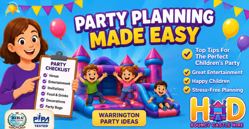 Top 10 Tips for Planning a Stress-Free Children's Party in Warrington Top 10 Tips for Planning a Stress-Free Children's Party in Warrington