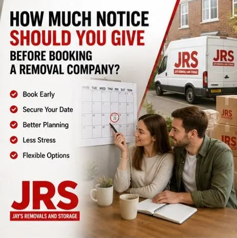 How Much Notice Should You Give Before Booking A Removal Company?