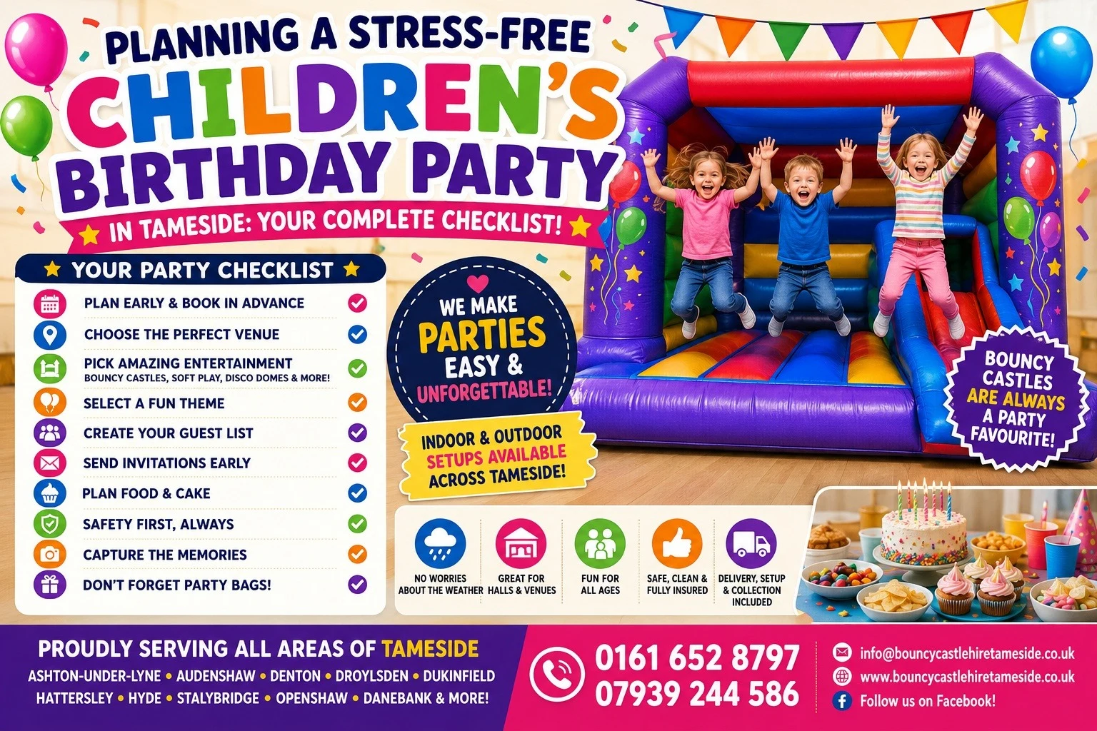 Planning a Stress-Free Children's Birthday Party in Tameside: Your Complete Checklist Planning a Stress-Free Children's Birthday Party in Tameside: Your Complete Checklist