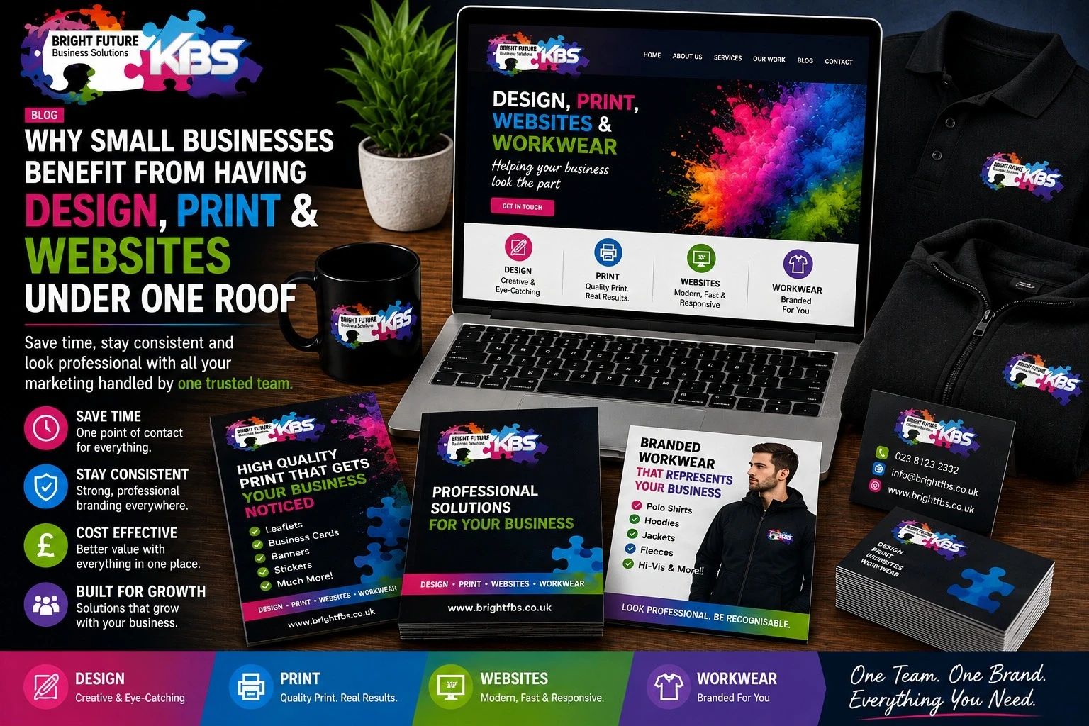 Why Small Businesses Benefit From Having Design, Print And Websites Under One Roof Why Small Businesses Benefit From Having Design, Print And Websites Under One Roof