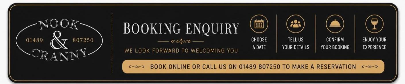 Nook And Cranny Restaurant And Bar Based at Hook, Warsash, Southampton