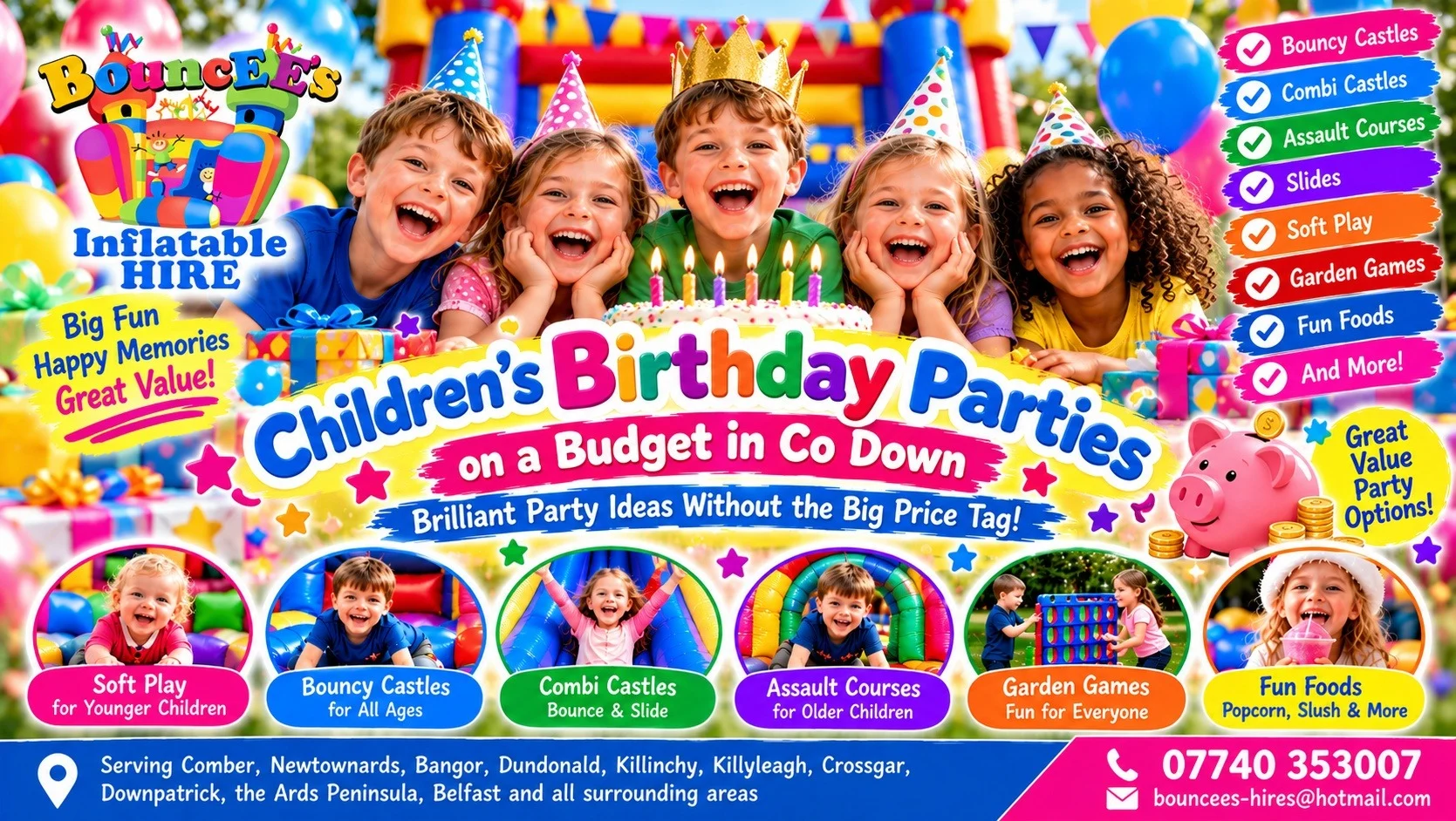 How To Plan A Fantastic Children's Birthday Party On A Budget In Co Down