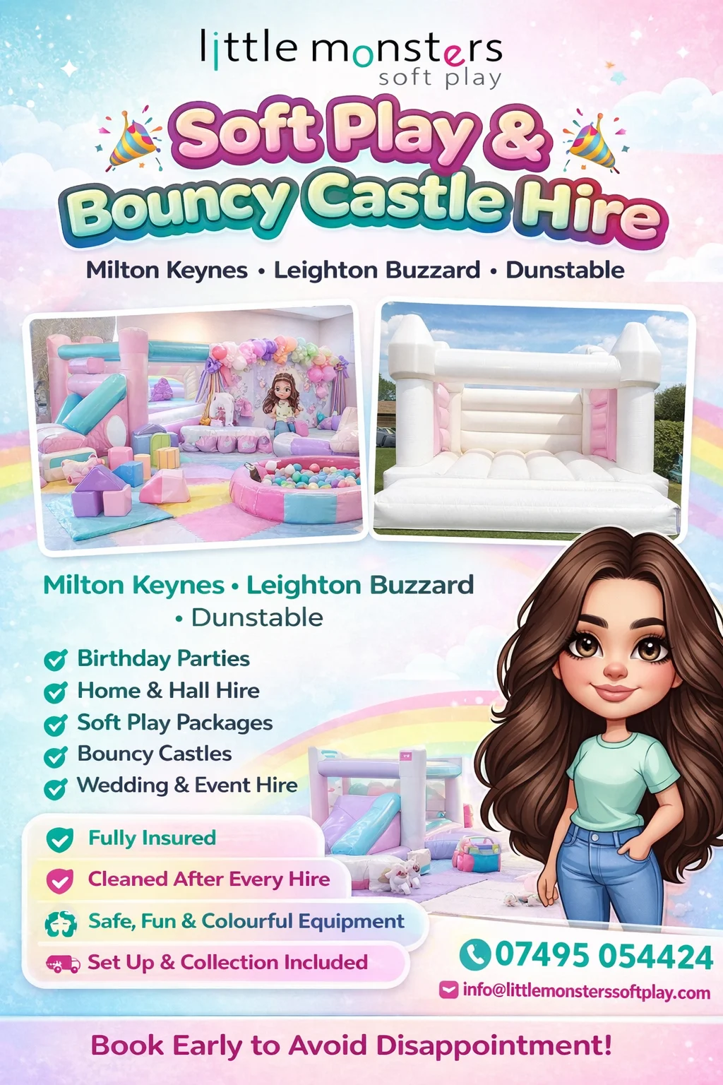 Soft Play & Bouncy Castle Hire in Milton Keynes & Surrounding Areas
