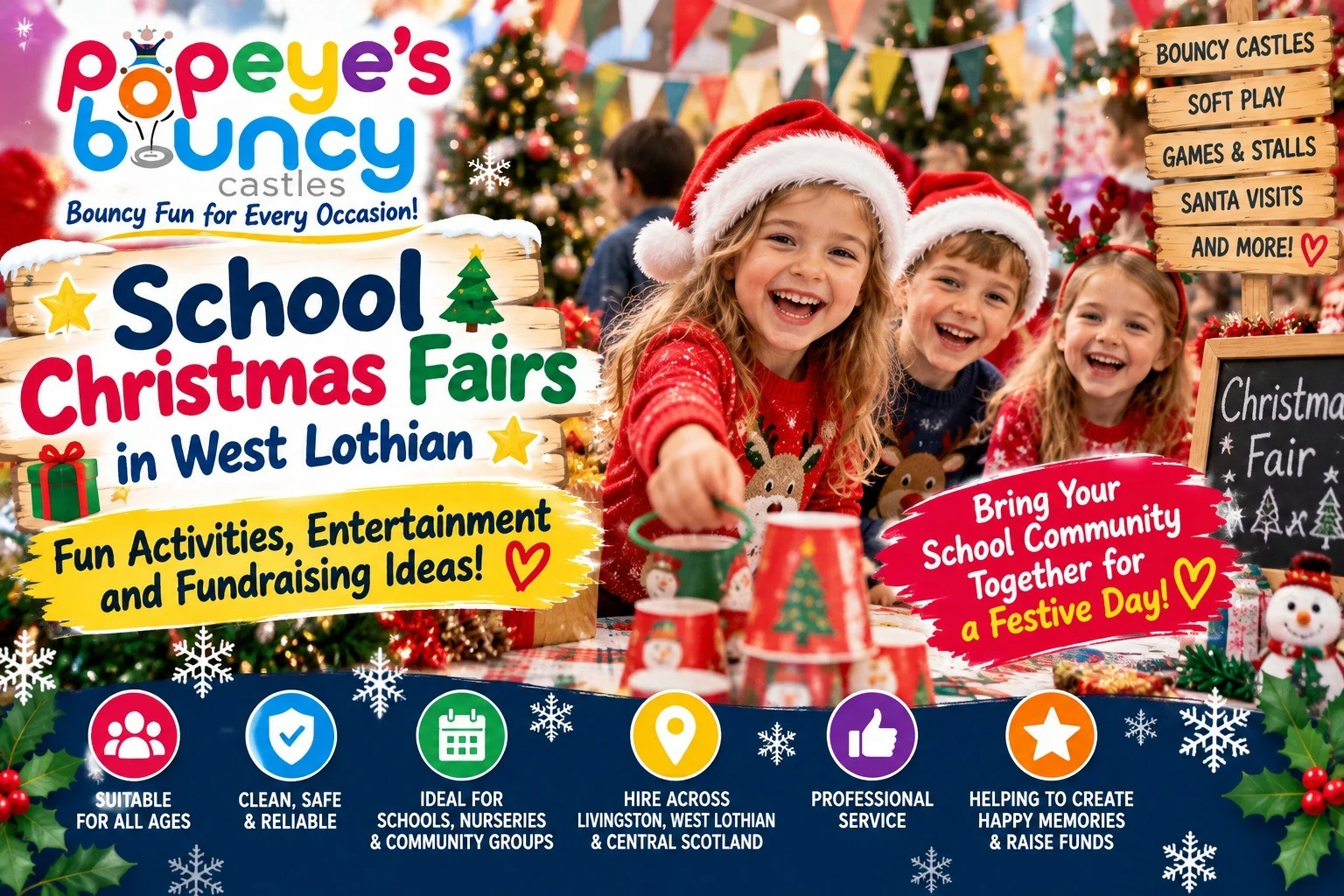 How to Organise a Successful School Christmas Fair or Winter Fundraiser in West Lothian