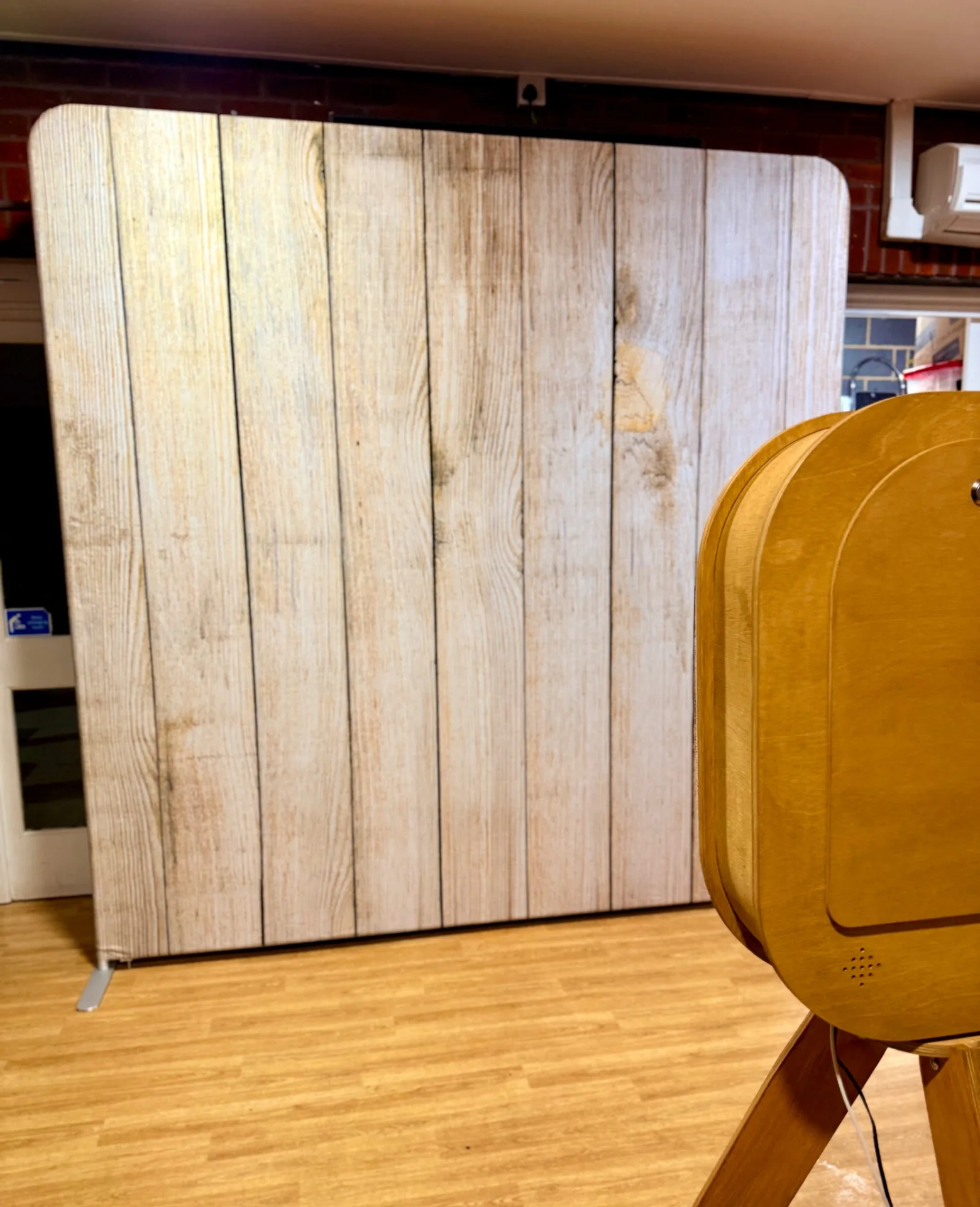 wooden backdrop