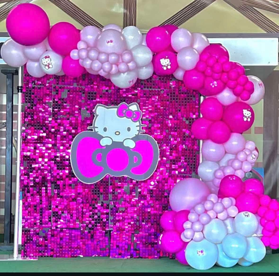 Pink sequin walls to hire in Bexley