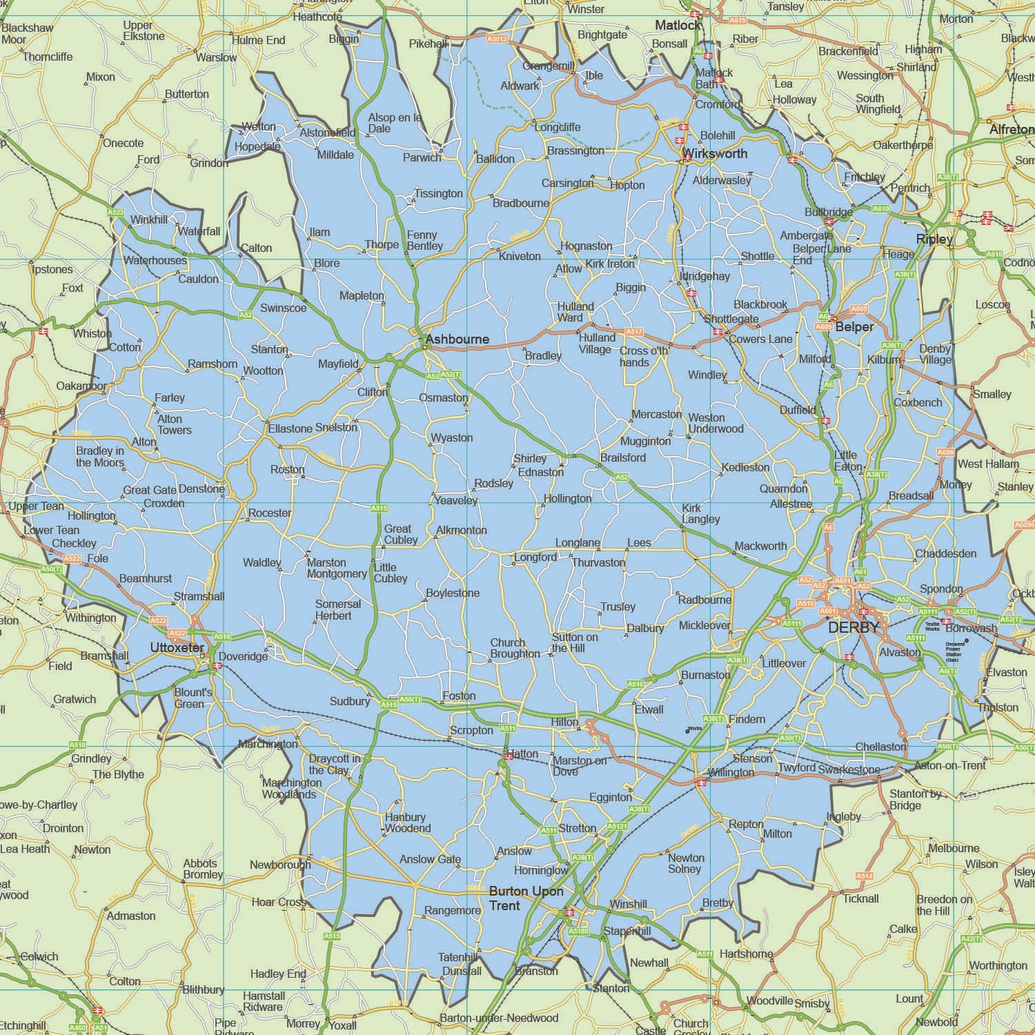 ABC Delivery area map