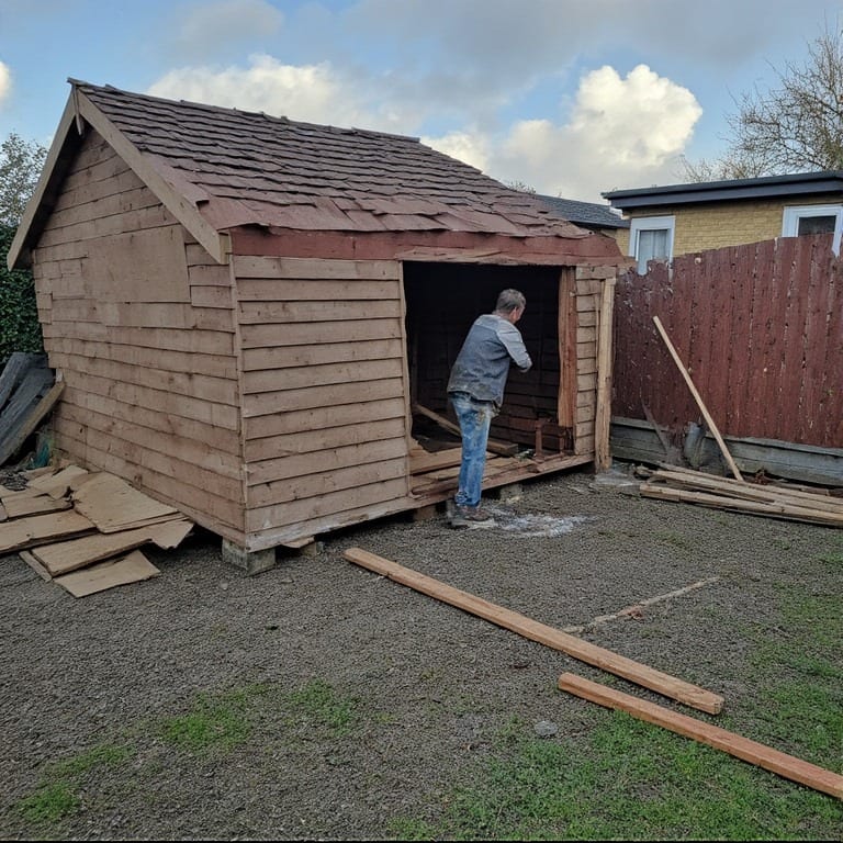 shed dismantling and removal