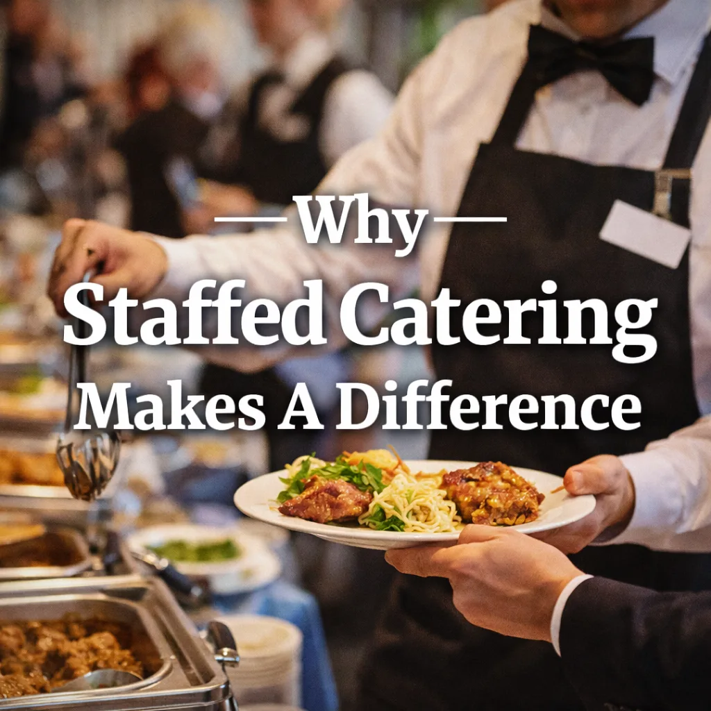 Choose staffing for your event catering 