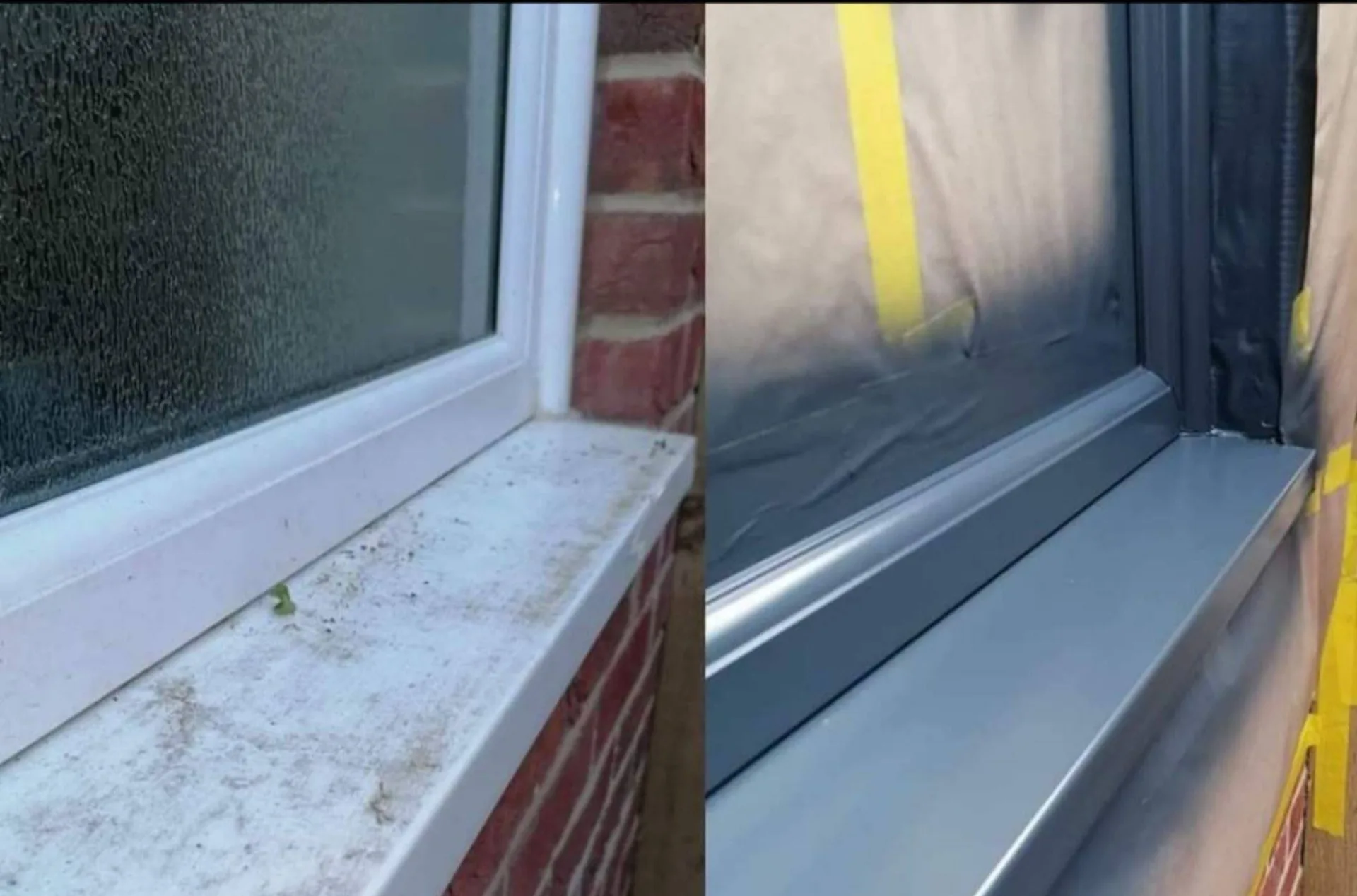 window spraying upvc 