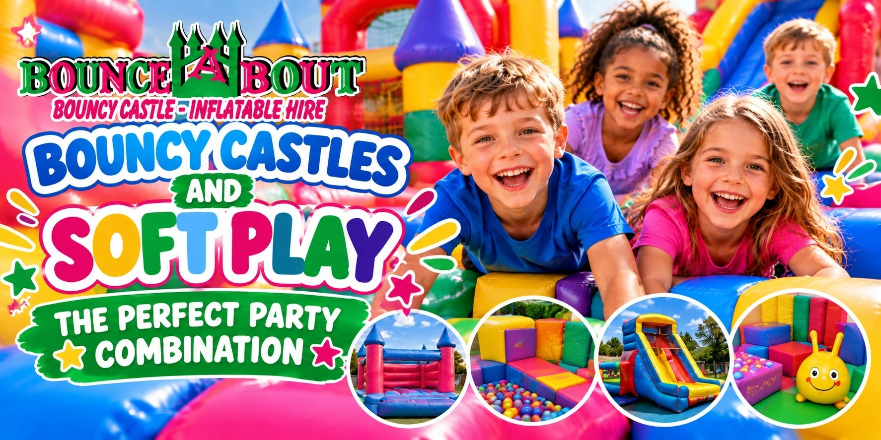 Why Soft Play And Bouncy Castles Make A Great Combination For Childrens Parties Why Soft Play And Bouncy Castles Make A Great Combination For Childrens Parties
