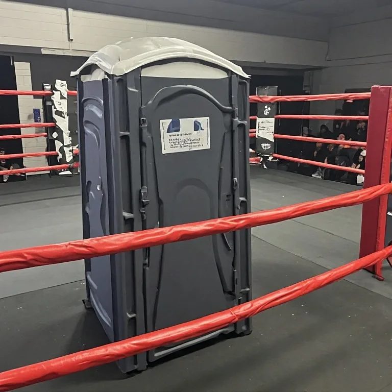 boxing competition portable toilets