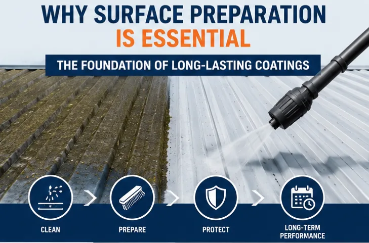 Why Surface Preparation Is Essential For Successful Industrial Coating Systems Why Surface Preparation Is Essential For Successful Industrial Coating Systems