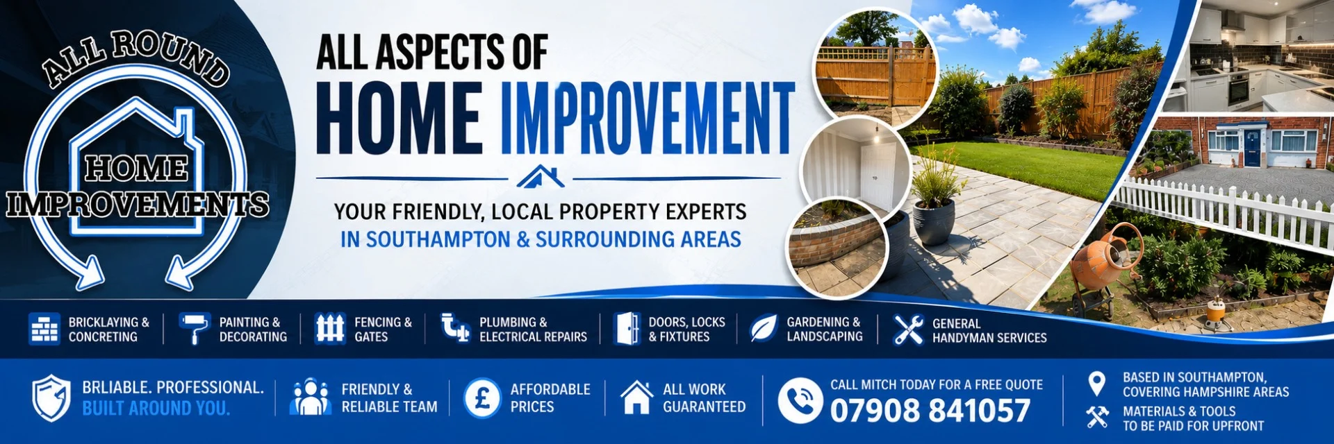 All Aspects Of Home Improvements, Based On Southampton And Surrounding Areas