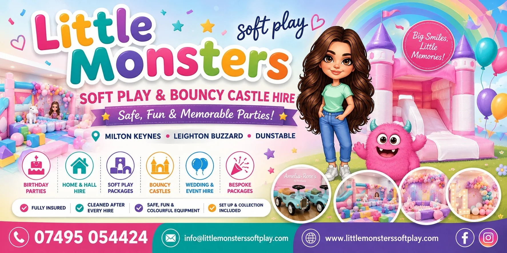Little Monsters Soft Play, Bouncy Castle Hire Milton Keynes, Leighton Buzzard