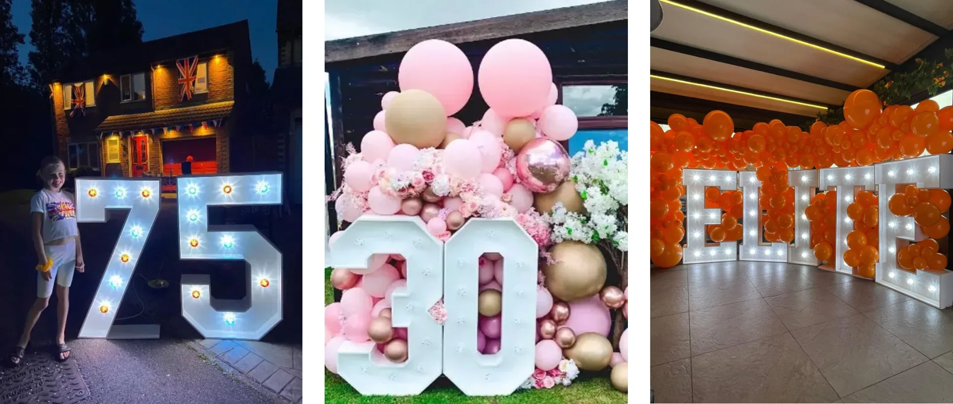 Oliver LED Numbers, Letter Numbers for Hire, Proposal and Engagement LED Letters for Hire, LED Letters for Hire for Events, LED PROM, LED Birthday and Event Letters, Name LEDs, Kids Birthday LED Letters and Numbers for Hire, 30th LED, 75th Birthday LED Numbers and Letters
