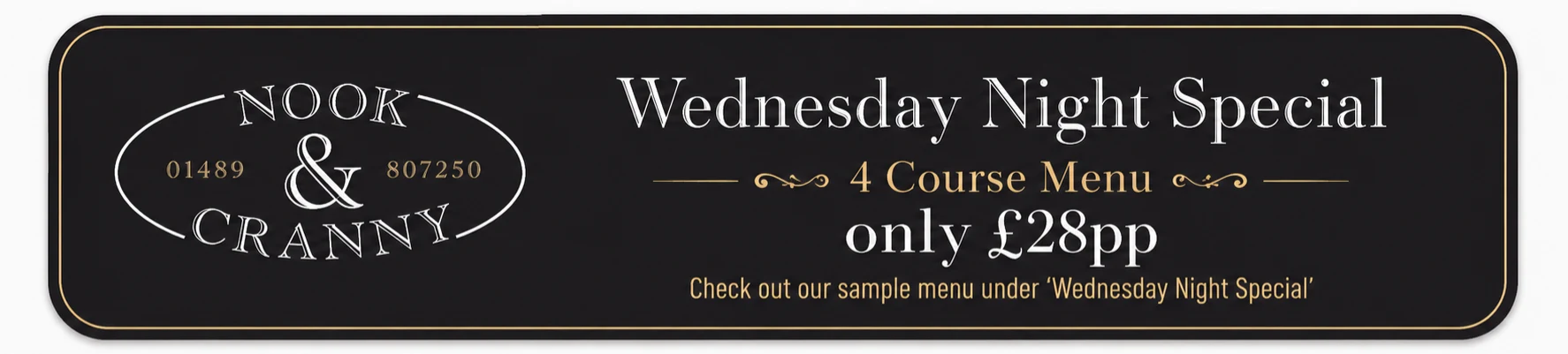 Nook And Cranny Restaurant And Bar Based at Hook, Warsash, Southampton