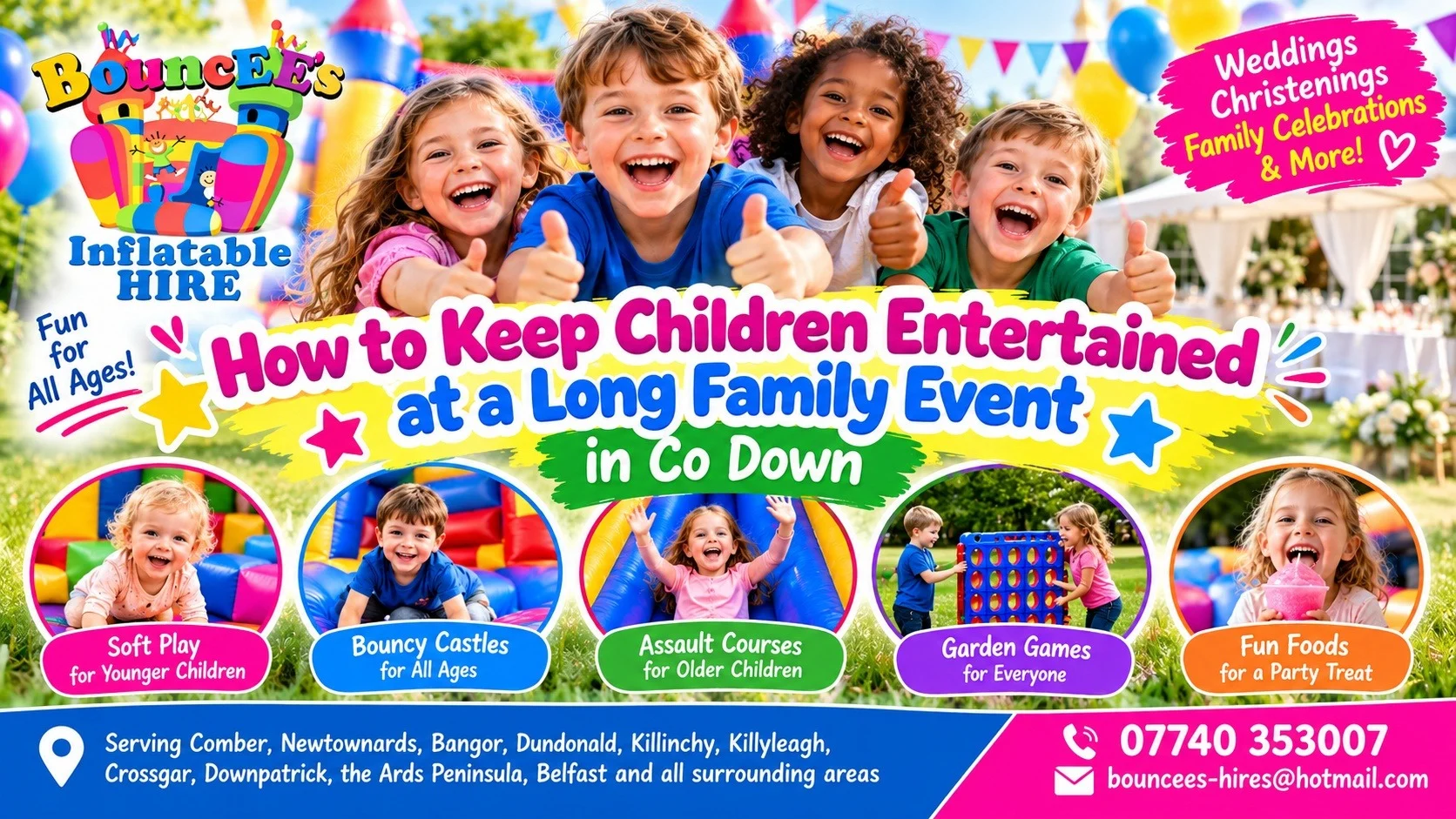 How To Keep Children Entertained At A Long Family Event In Co Down
