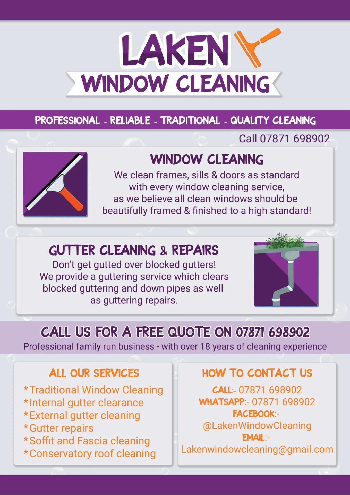 Window Cleaning Spalding gosberton  donington
