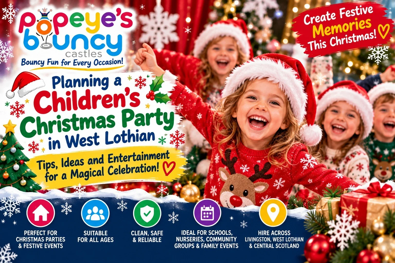 How to Plan a Magical Children's Christmas Party in Livingston and West Lothian