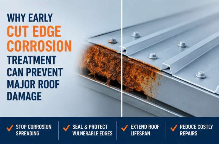 Why Early Cut Edge Corrosion Treatment Can Prevent Major Roof Damage Why Early Cut Edge Corrosion Treatment Can Prevent Major Roof Damage