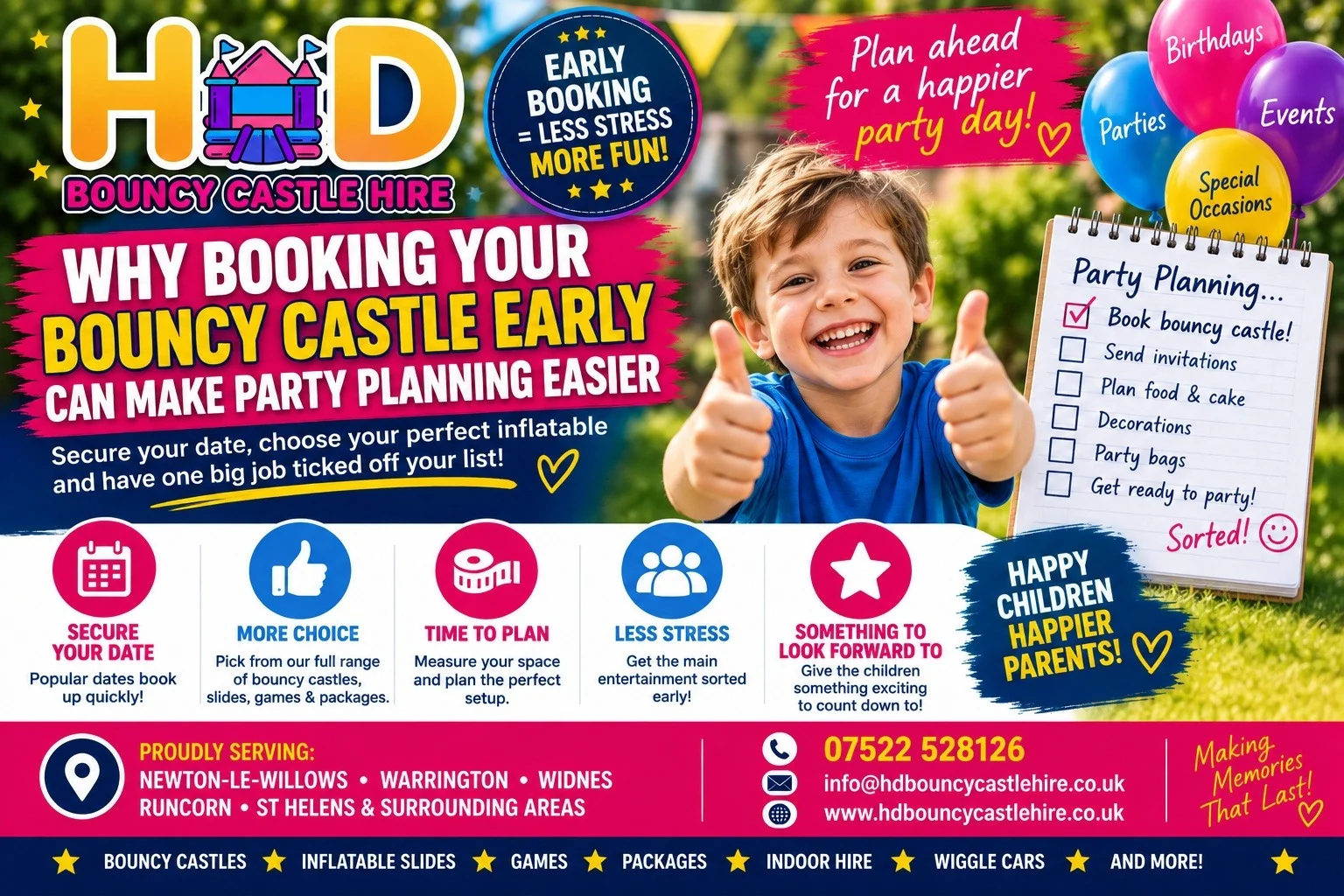 Why Booking Your Bouncy Castle Early Can Make Party Planning Easier Why Booking Your Bouncy Castle Early Can Make Party Planning Easier