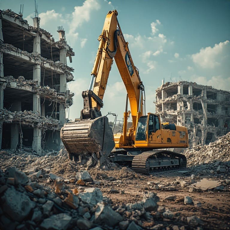 services for demolition site clearances