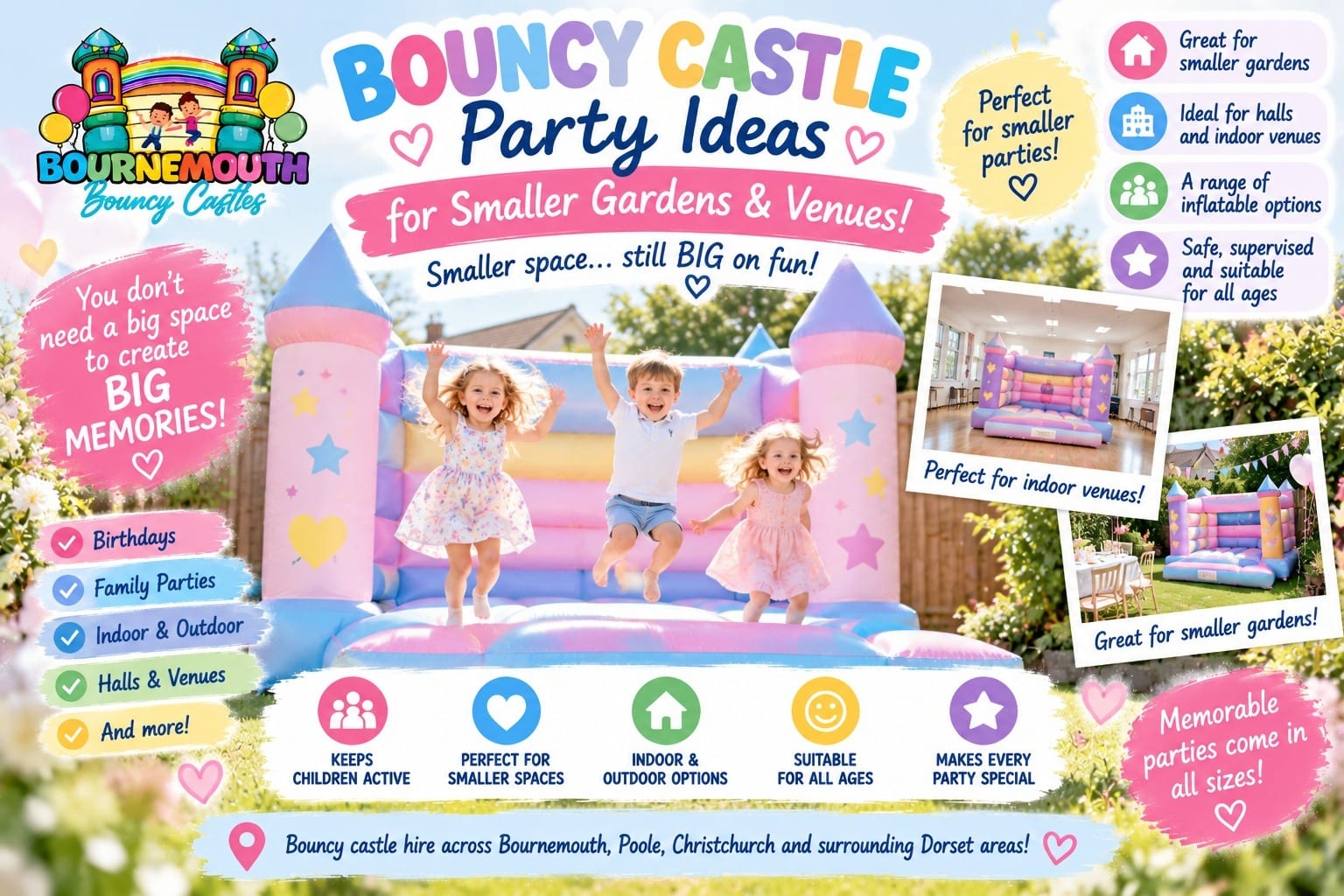 Bouncy Castle Party Ideas For Smaller Gardens And Venues Bouncy Castle Party Ideas For Smaller Gardens And Venues