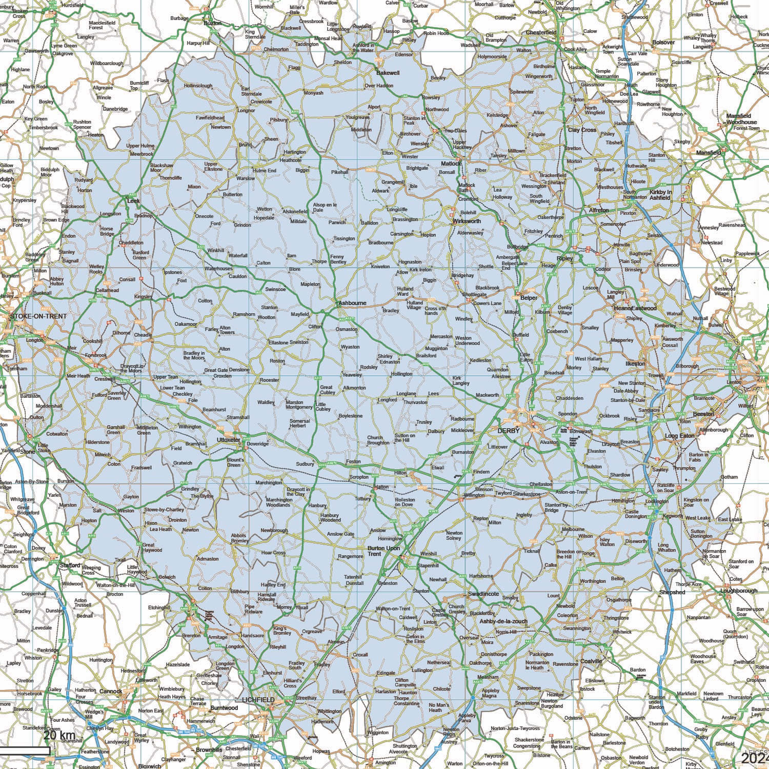 BLT Delivery Area Map