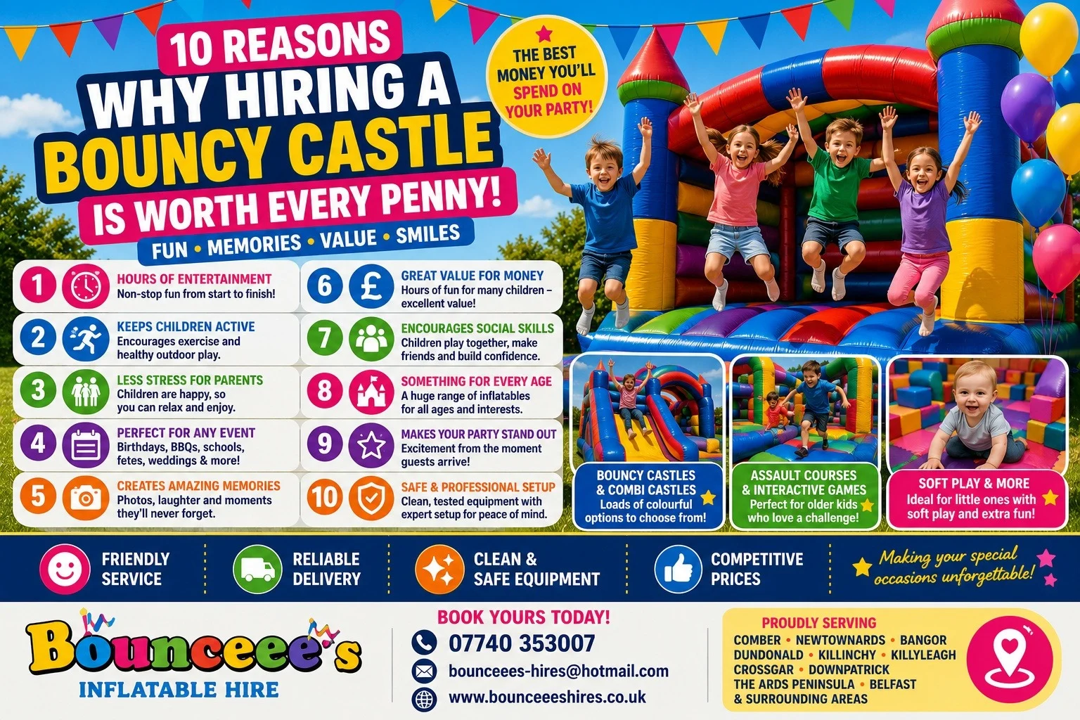 10 Reasons Why Hiring a Bouncy Castle Is Worth Every Penny 10 Reasons Why Hiring a Bouncy Castle Is Worth Every Penny