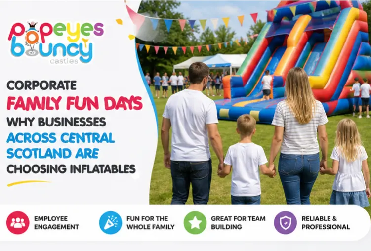 Corporate Family Fun Days: Why Businesses Across Central Scotland Are Choosing Inflatables Corporate Family Fun Days: Why Businesses Across Central Scotland Are Choosing Inflatables