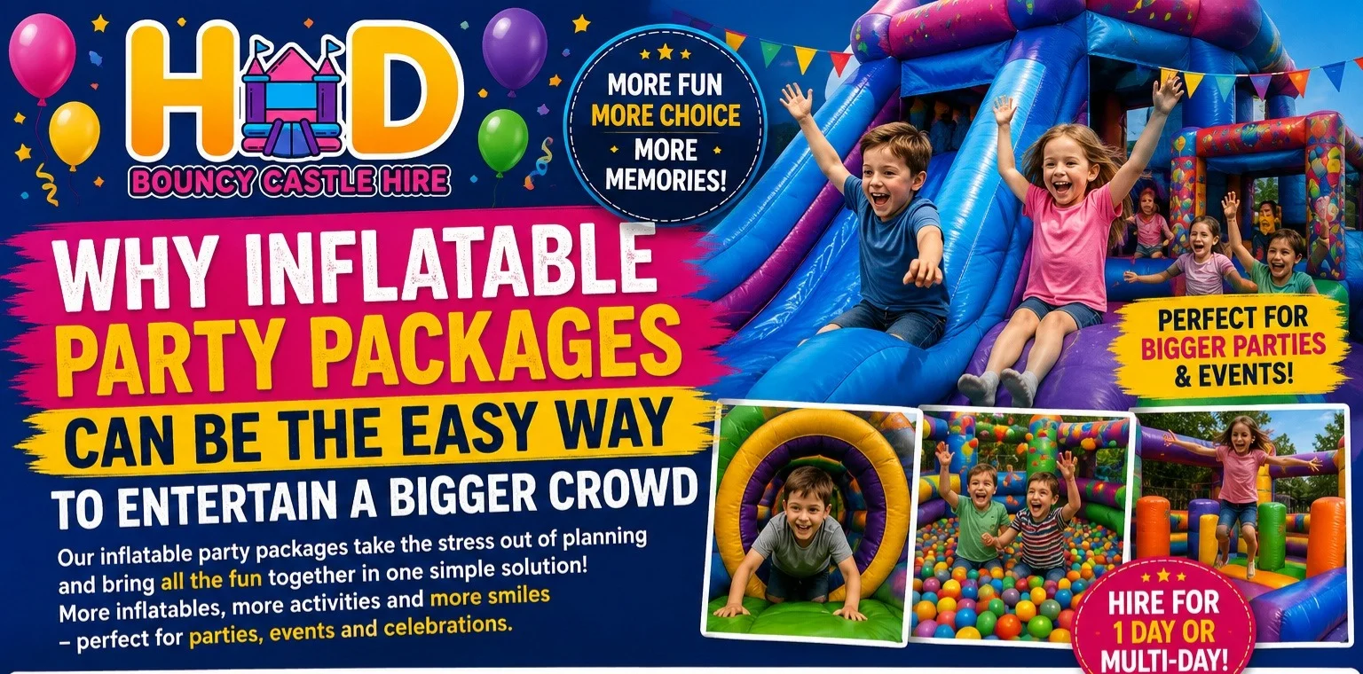 Why Inflatable Party Packages Can Be The Easy Way To Entertain A Bigger Crowd Why Inflatable Party Packages Can Be The Easy Way To Entertain A Bigger Crowd