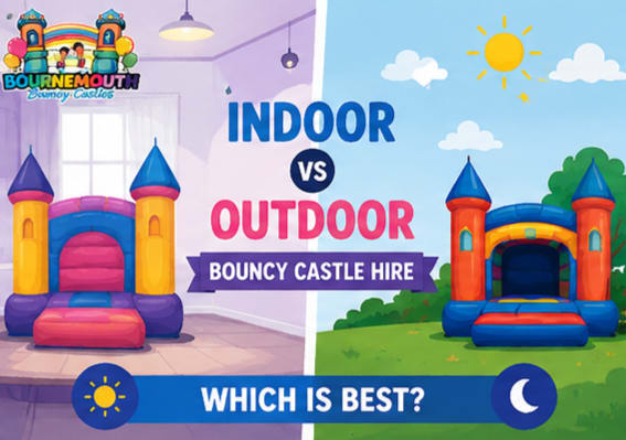 Indoor vs Outdoor Bouncy Castle Hire - Which Is Best?