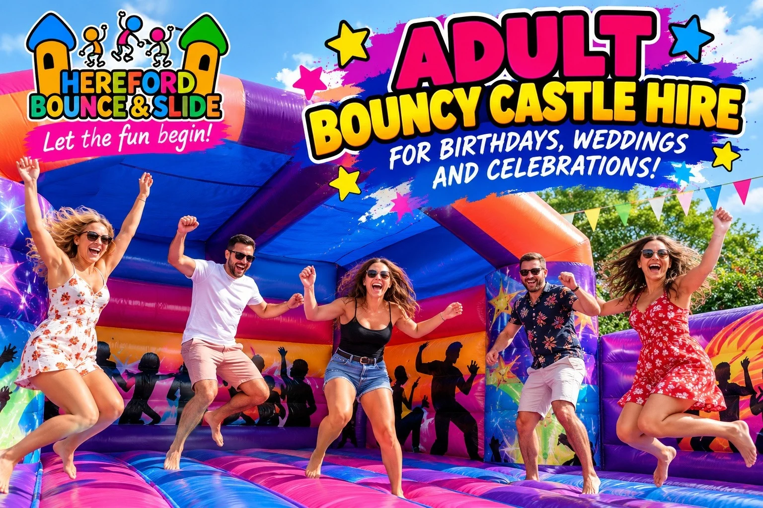 Why Should Children Have All the Fun? Adult Bouncy Castle Hire for Celebrations Why Should Children Have All the Fun? Adult Bouncy Castle Hire for Celebrations