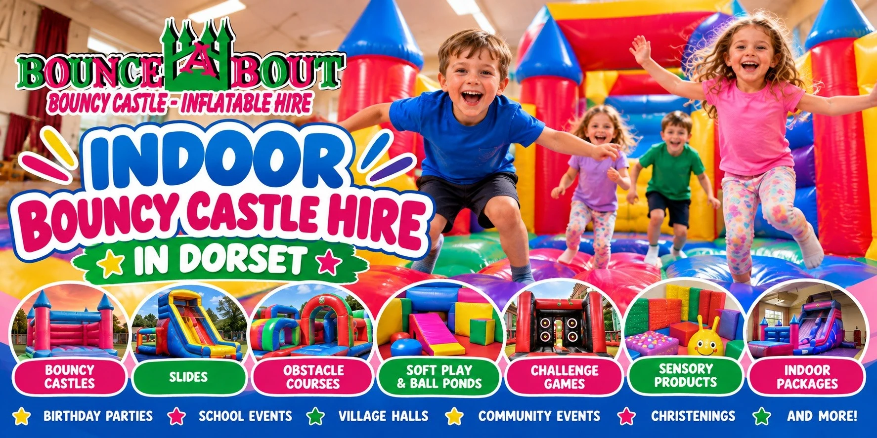 Indoor Bouncy Castle Hire: How to Plan the Perfect Party Whatever the Weather