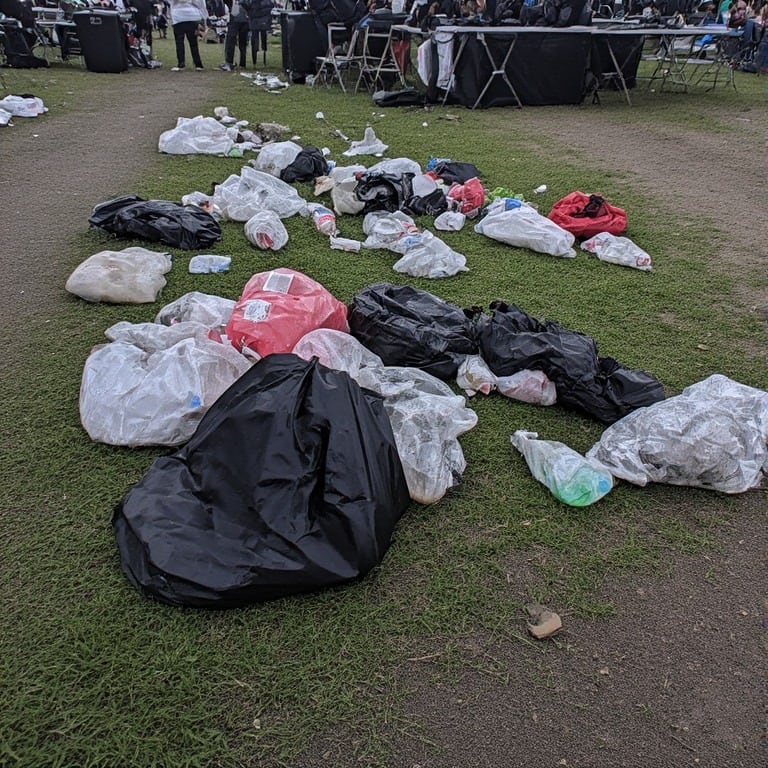 removals and clearances for festival rubbish