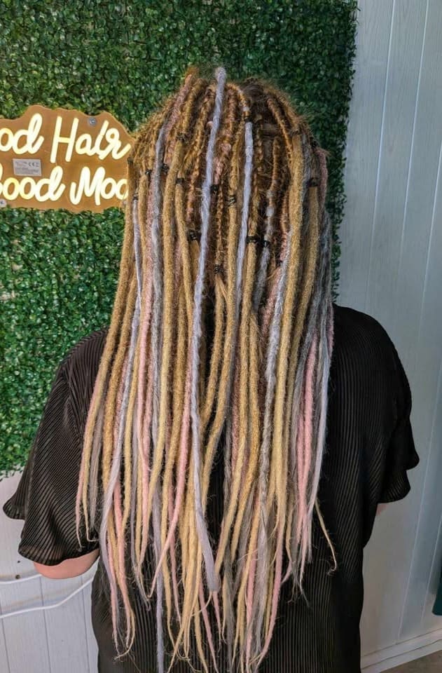dreads, dreadlocks, extensions, fun, unique