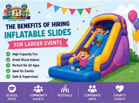 The Benefits Of Hiring Inflatable Slides For Larger Events