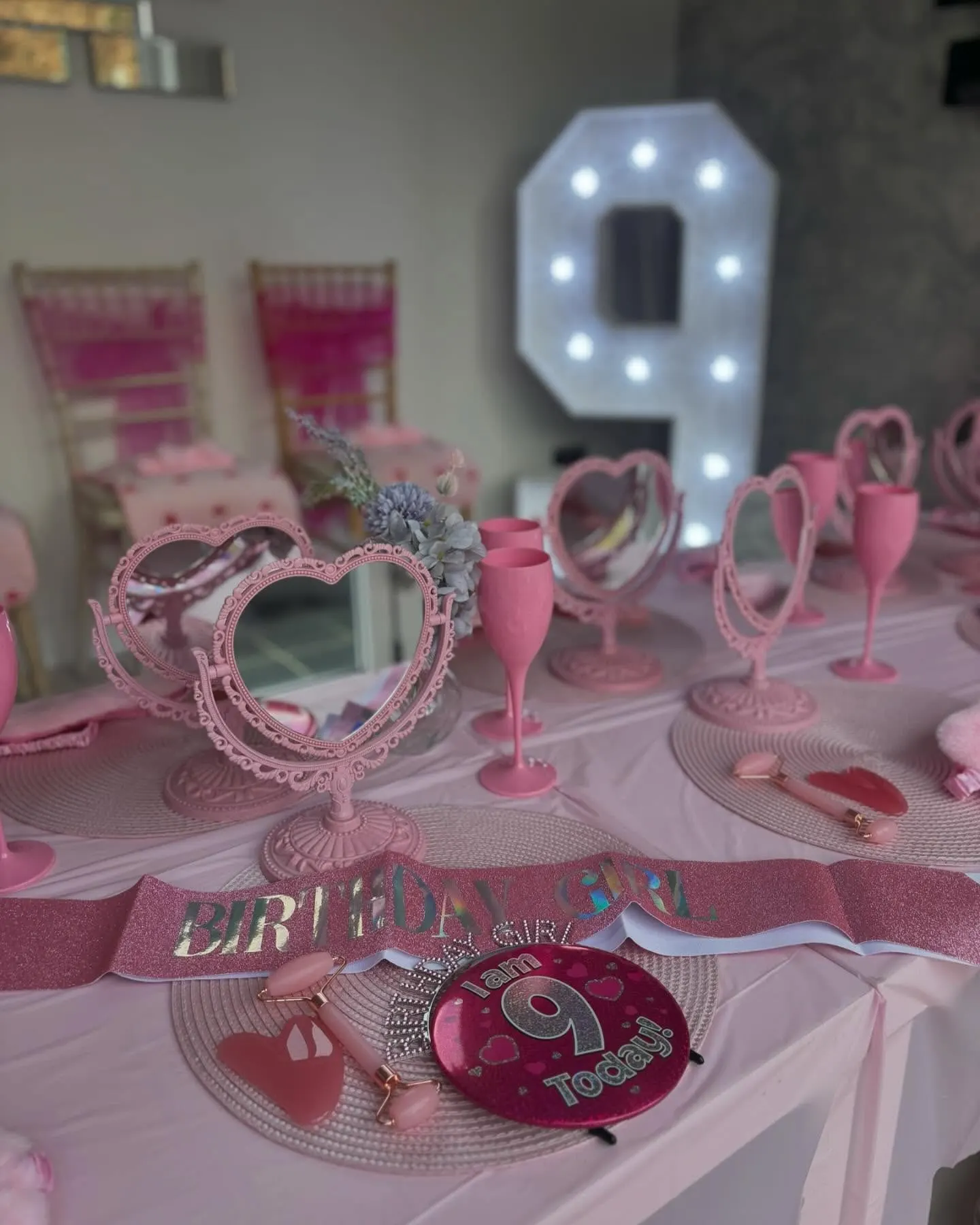 Greenwich services for kids birthday parties - LED number hire