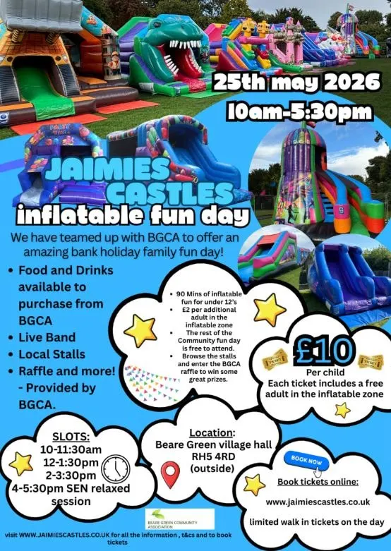 Bank Holiday Inflatable Fun Day