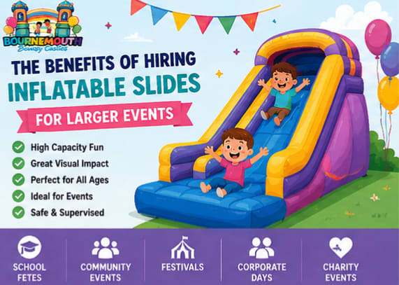 The Benefits Of Hiring Inflatable Slides For Larger Events The Benefits Of Hiring Inflatable Slides For Larger Events