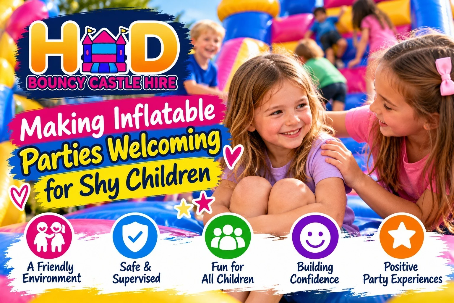 Making Inflatable Parties Welcoming For Shy Children Making Inflatable Parties Welcoming For Shy Children