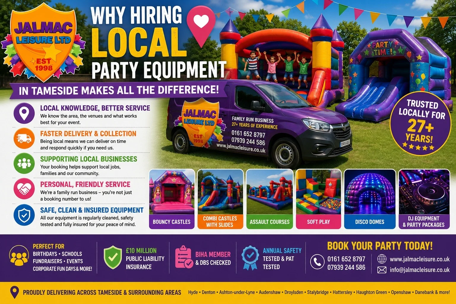 Why Hiring Local Party Equipment in Tameside Makes All the Difference Why Hiring Local Party Equipment in Tameside Makes All the Difference